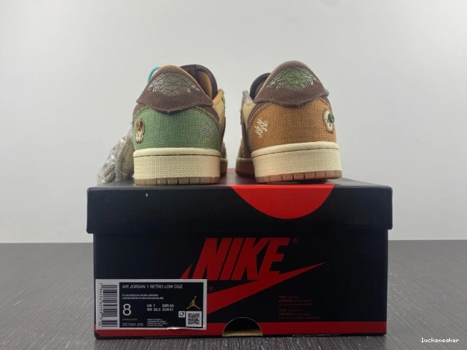 Rep LUCY Williamson DZ7292-200 Zion Jordan 1 Retro OG Voodoo Low 0715